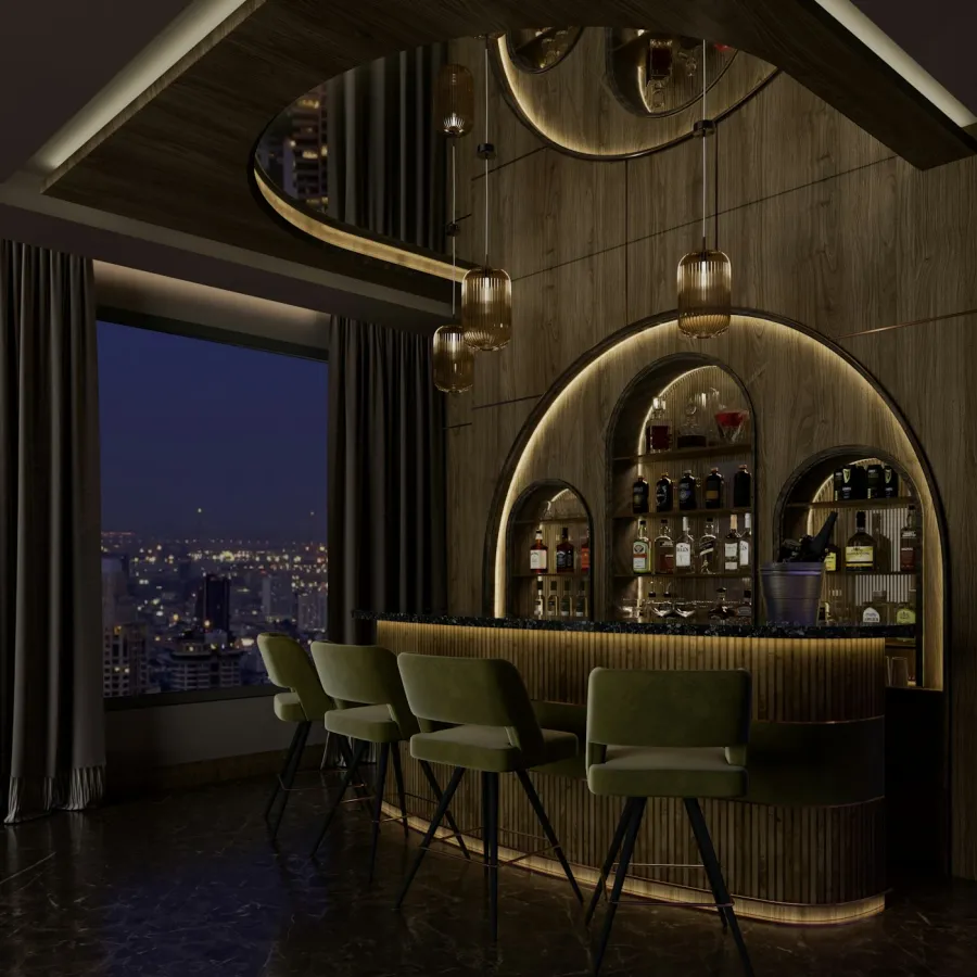 Moody lounge