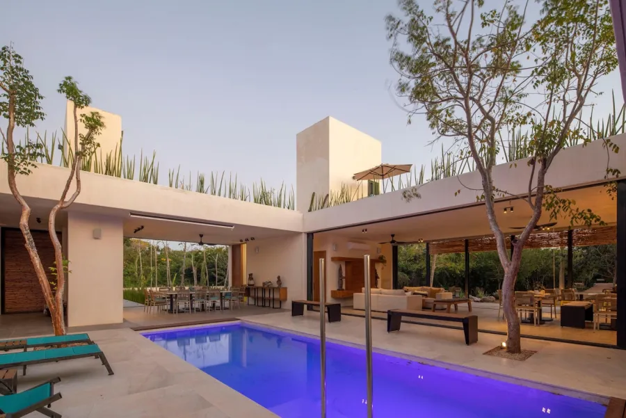 Courtyard pool