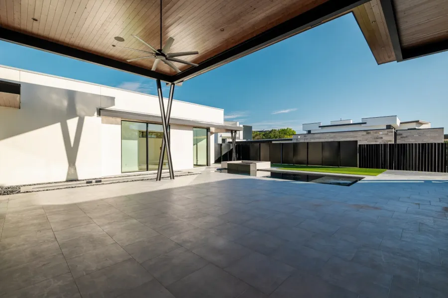 Covered terrace